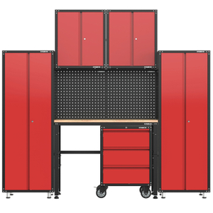 Herramienta de 8 piezas Garaje Workbench and Storage System